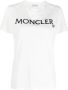 Moncler T-shirt met geborduurd logo Wit - Thumbnail 1