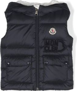 Moncler Enfant Amy quilted down gilet Blauw