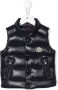 Moncler Enfant Bodywarmer met logopatch Blauw - Thumbnail 1