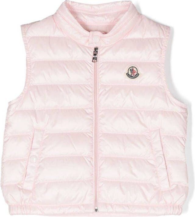 Moncler Enfant Bodywarmer met rits Roze