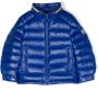 Moncler Enfant Bourne gewatteerd jack Blauw - Thumbnail 1