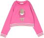 Moncler Enfant Sweater met print Roze - Thumbnail 1