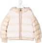 Moncler Enfant Donsjack met contrasterend vlak Beige - Thumbnail 1