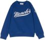 Moncler Enfant Sweater met geborduurd logo Blauw - Thumbnail 1