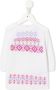 Moncler Enfant Jurk met geometrische print Wit - Thumbnail 1