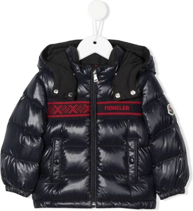 Moncler Enfant Gewatteerd jack Blauw