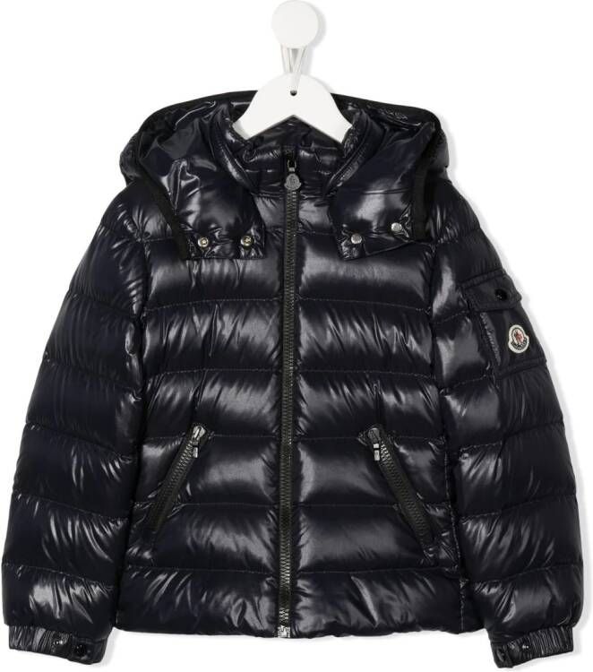 Moncler Enfant Gewatteerd jack Blauw