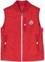 Moncler Enfant Gilet met logopatch Rood - Thumbnail 1
