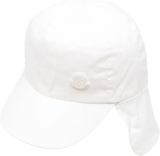 Moncler Enfant Hoed met logopatch Beige