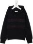 Moncler Enfant Intarsia muts Blauw - Thumbnail 1