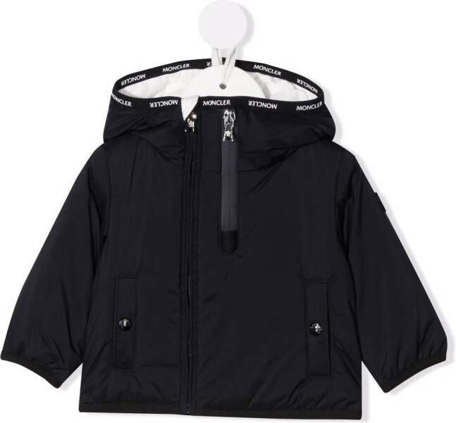 Moncler Enfant Jack met capuchon Blauw