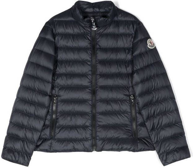 Moncler Enfant Jack met logopatch Blauw
