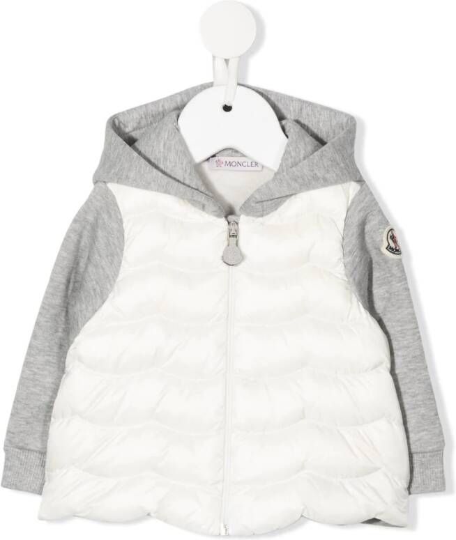 Moncler Enfant Jack met logopatch Grijs