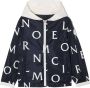 Moncler Enfant Jack met monogramprint Blauw - Thumbnail 1