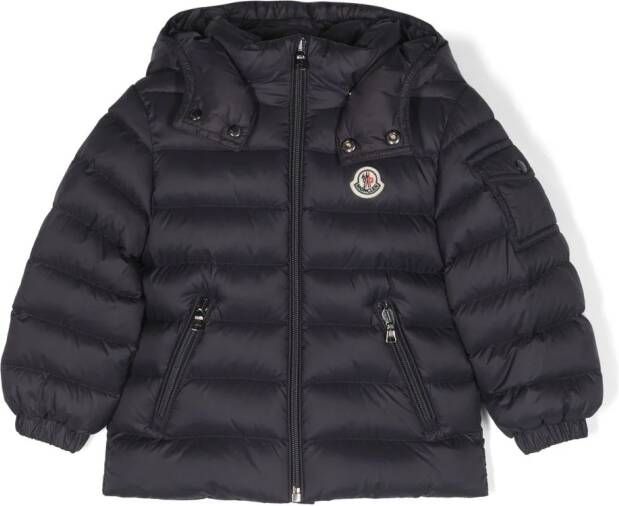 Moncler Enfant Jack met logopatch Blauw