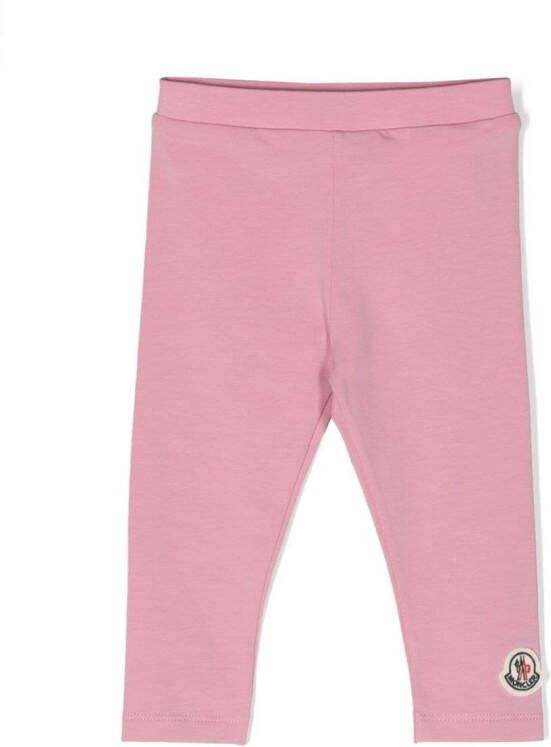 Moncler Enfant Legging met elastische tailleband Roze