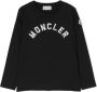 Moncler Enfant T-shirt met lange mouwen Zwart - Thumbnail 1