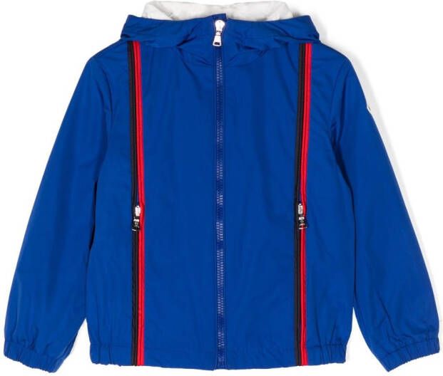 Moncler Enfant Jack met capuchon Blauw