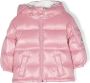 Moncler Enfant Jas met logopatch Roze - Thumbnail 1