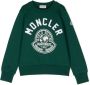 Moncler Enfant Sweater met logopatch Groen - Thumbnail 1