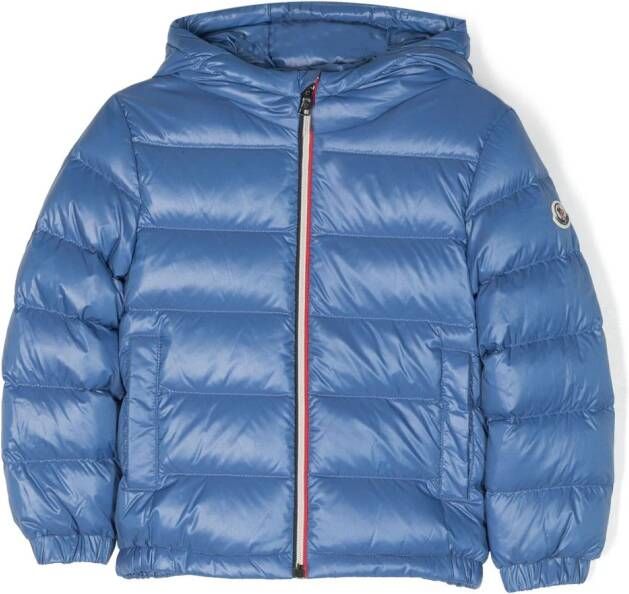 Moncler Enfant Jack met logopatch Blauw