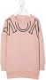 Moncler Enfant Sweaterjurk met logoprint Roze - Thumbnail 1