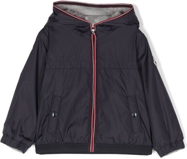 Moncler Enfant Jack met capuchon Blauw