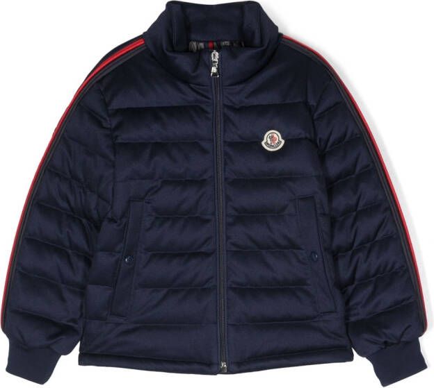Moncler Enfant Gewatteerd jack Blauw