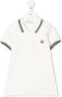 Moncler Enfant Poloshirt met logopatch Beige - Thumbnail 1