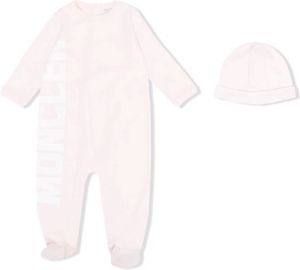 Moncler Enfant Set babypakjes met logo Roze