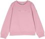 Moncler Enfant Sweater met geborduurd logo Roze - Thumbnail 1