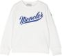 Moncler Enfant Sweater met geborduurd logo Wit - Thumbnail 1