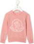 Moncler Enfant Sweater met logoprint Roze - Thumbnail 1