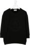 Moncler Enfant Sweaterjurk met geborduurd logo Zwart - Thumbnail 1