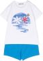 Moncler Enfant T-shirt en shorts Wit - Thumbnail 1