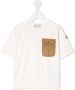 Moncler Enfant T-shirt met borstzak Wit - Thumbnail 1