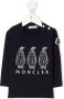 Moncler Enfant T-shirt met dierenprint Blauw - Thumbnail 1