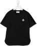 Moncler Enfant T-shirt met logopatch Zwart - Thumbnail 1