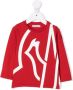 Moncler Enfant T-shirt met logoprint Rood - Thumbnail 1