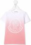 Moncler Enfant T-shirt met logoprint Roze - Thumbnail 1