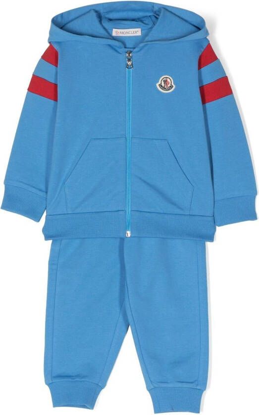 Moncler Enfant Trainingspak met capuchon Blauw