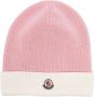 Moncler Enfant Tweekleurige muts Roze - Thumbnail 1