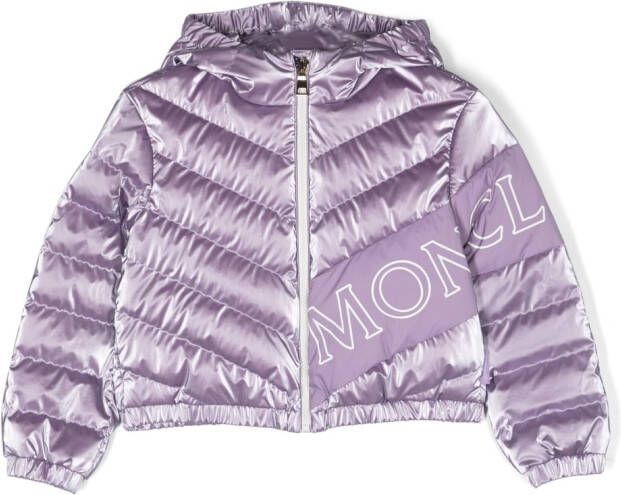 Moncler Enfant Gewatteerd jack Paars