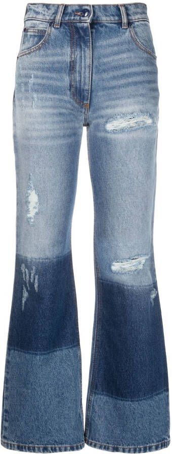 Moncler x Palm Angels flared jeans Blauw