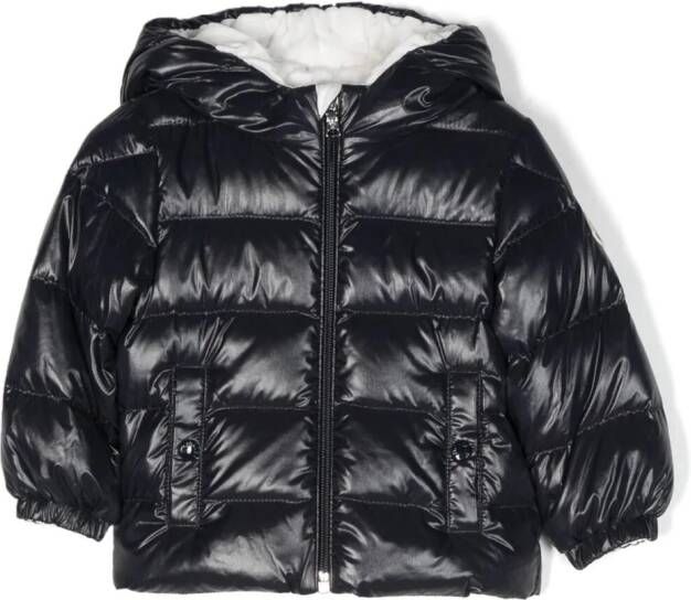 Moncler Enfant Jack met capuchon Blauw