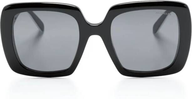 Moncler Eyewear Blance zonnebril met oversized montuur Zwart