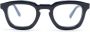 Moncler Eyewear Bril met rond montuur Blauw - Thumbnail 1