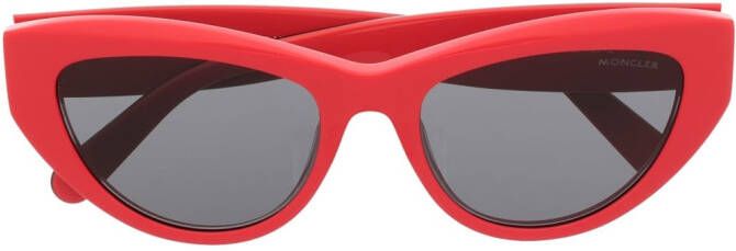 Moncler Eyewear Modd zonnebril met cat-eye montuur Rood