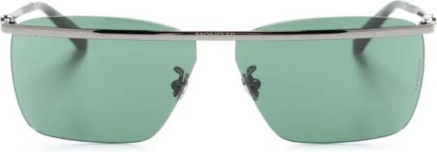 Moncler Eyewear Niveler zonnebril met vierkant montuur Grijs