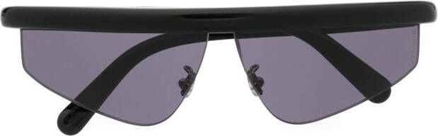 Moncler Eyewear Orizion zonnebril met rechthoekig montuur Zwart
